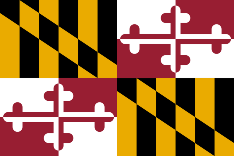 The Maryland Flag, adopted in October 1880, 15 years after the Civil War