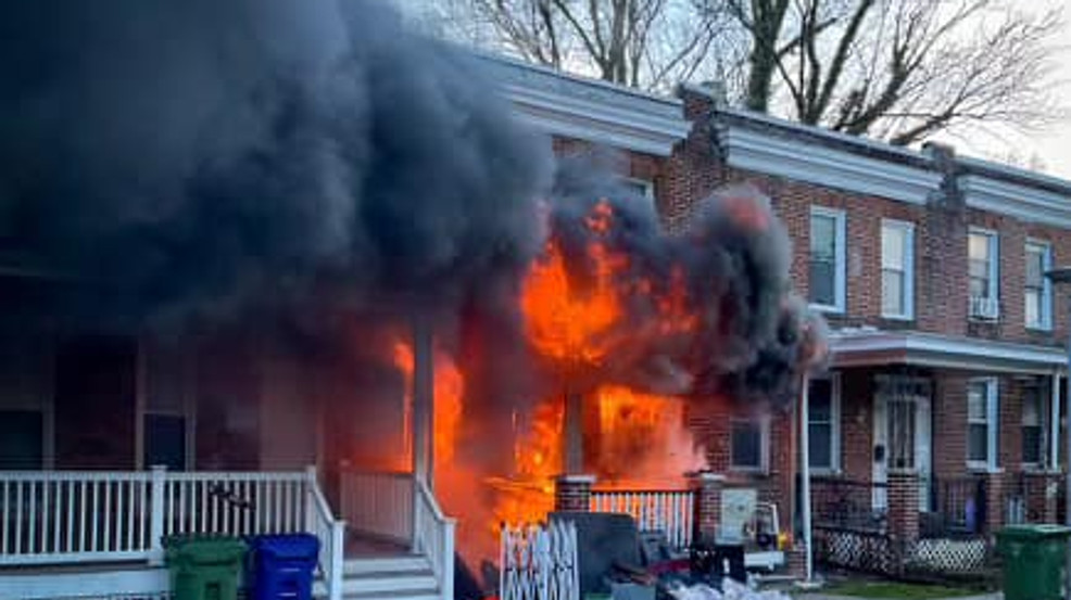 Baltimore firefighters save victim from Potter Street fire, officials say