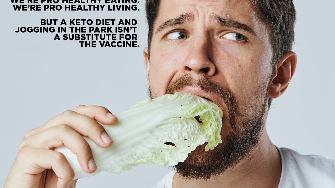 'Salad doesn't cure COVID, Connor': Baltimore vaccine campaign goes viral for being 'authentic'