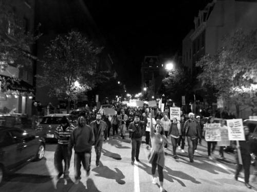 Baltimore Fishbowl | Thursday Night Protests Against Trump Disruptive, But Largely Peaceful -