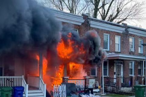 Baltimore firefighters save victim from Potter Street fire, officials say