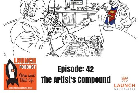 #LaunchPodcast Episode 42: Artists Compound, talking vector graphics with Ben